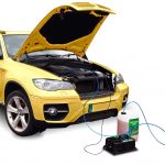 Car going through reconditioning